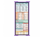 WhiteCoat Clipboard® Trifold - Lilac Physical Therapy Edition
